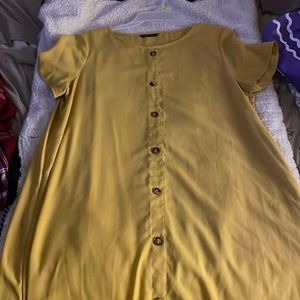 Shein Mustard Maternity Dress